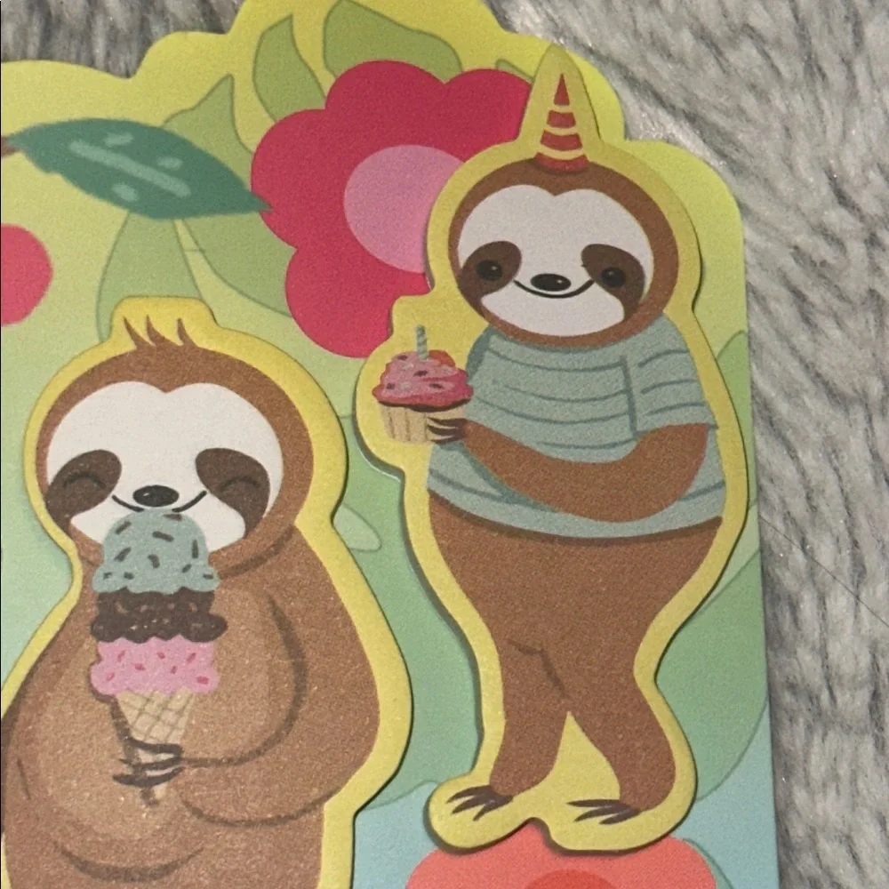 Set of 2 Sloth Page Markers